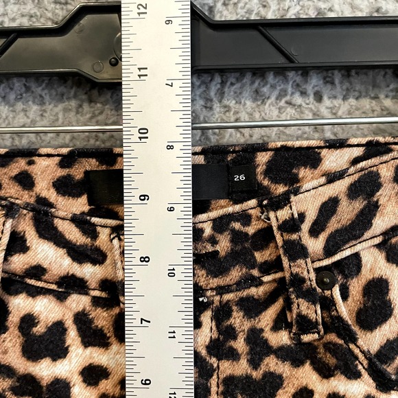 Hudson Jeans Leopard Nico Cigarette Slim Jeans, sz 26 - Picture 7 of 15